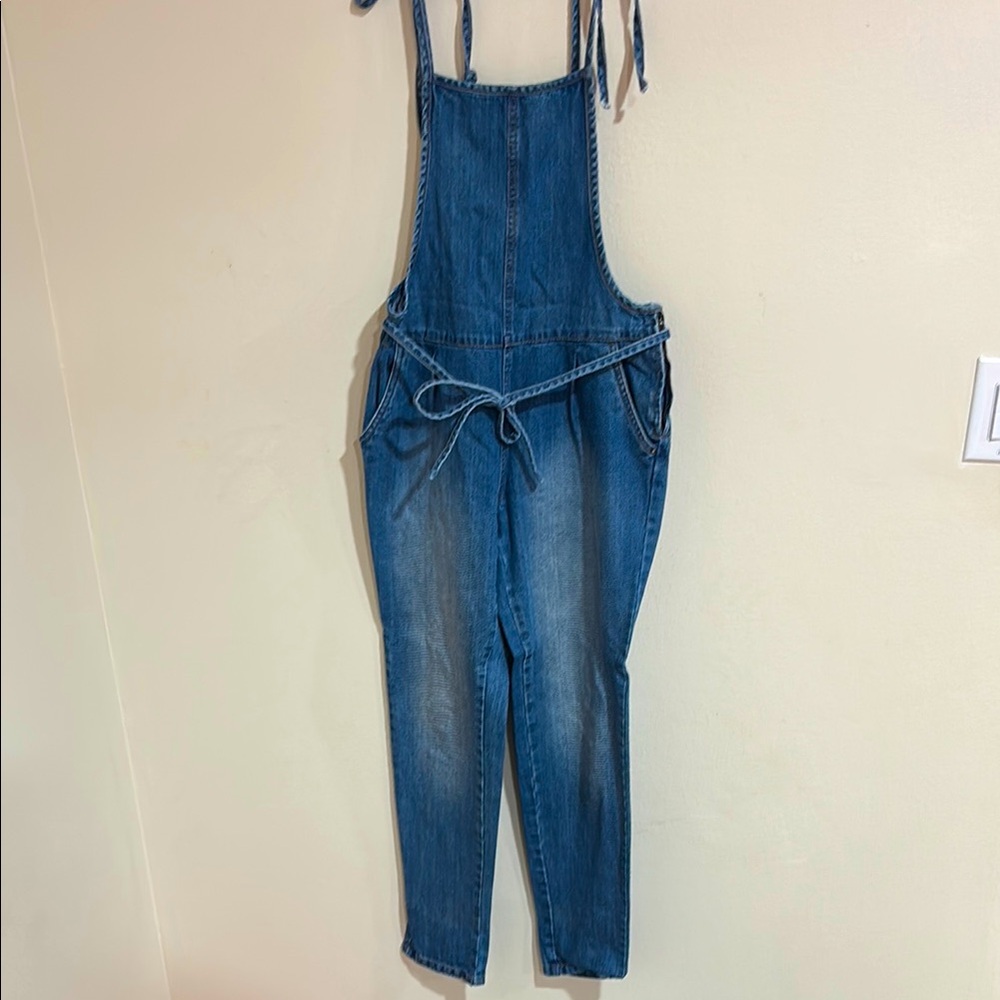 Women's Blue Denim Overalls